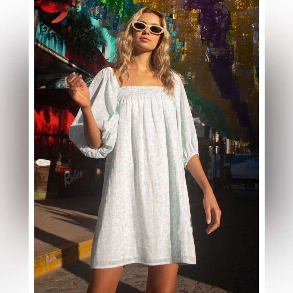 Billabong Floral Fields Babydoll Dress